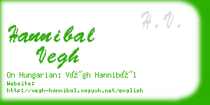 hannibal vegh business card